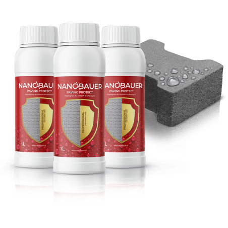 3x NANOBAUER PAVING PROTECT 1l