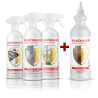 NANOBAUER Fugi 1L + Czyszczenie piekarników 500ml + Shower Cleaner 750ml + Glass Extreme Cleaner 750ml