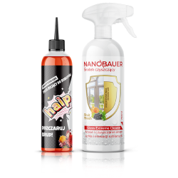Haip 300ml Płyn do Robotów Mopujących Romantyczna Łąka +  Glass Extreme Cleaner 750ml