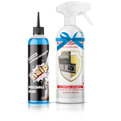 Haip 300ml Płyn do Robotów Mopujących Czysta Bawełna + Kitchen Cleaner 750ml