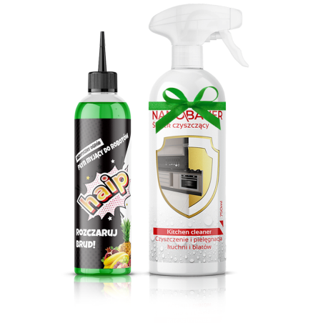Haip 300ml Płyn do Robotów Mopujących Egzotyczny Ogród + Kitchen Cleaner 750ml