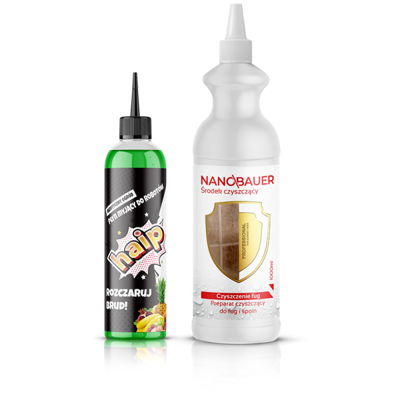 Haip 300ml Płyn do Robotów Mopujących Egzotyczny Ogród + Czyszczenie fug 1L