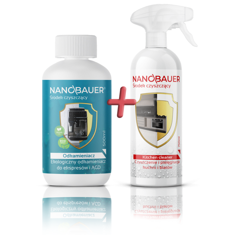 Descaler Odkamieniacz 500ml + Kitchen Cleaner 750ml